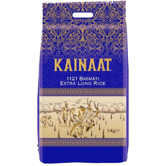 - Kainaat 1121 Extra Long Grain Basmati 5kg