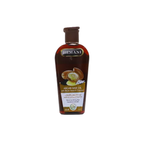 Hemani Argan Hair Oil With Black Seeds and Coconut