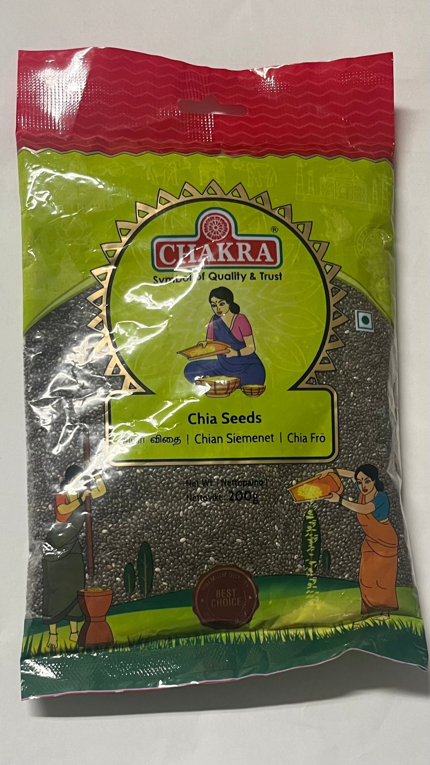 Chakra Chia -siemenet - 200 grammaa