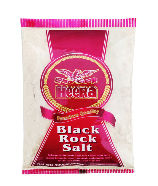 Heera Black Rock Salt - 400 grammaa