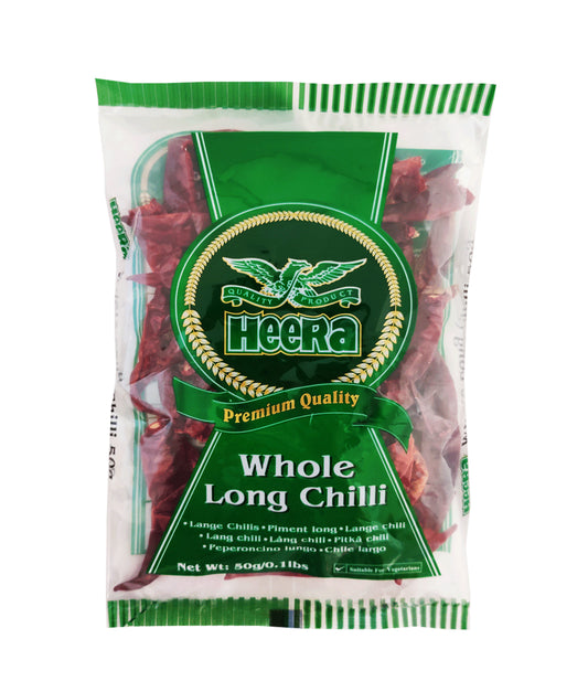 Heera Whole Long chili - 50 grammaa