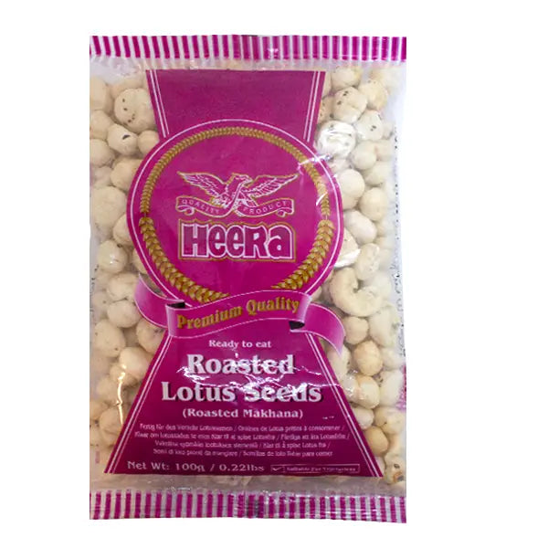 Heera Roasted Lotus siemenet (Makhana) - 100 grammaa