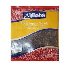 Alibaba Black Pepper Whole-100gram