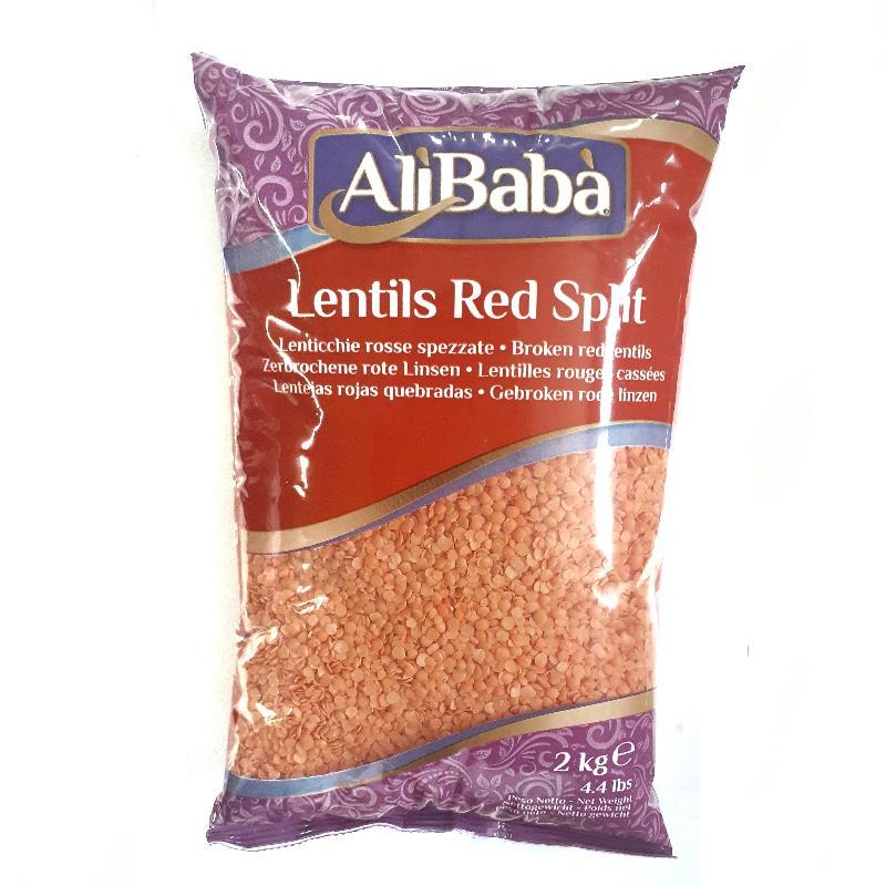 Ali Baba Red halkaistut linssit 2kg