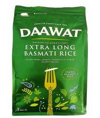 Daawat Extra pitkäjyväinen basmatiriisi 5kg